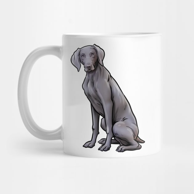 Weimaraner Dog by whyitsme